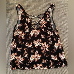 American Eagle floral tank. Size M. A little worn, but still in great condition!